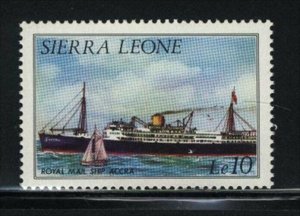 Sierra Leone MNH Sc 652 Value $ 24.00 Royal Mail ship ACCRA