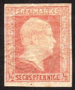 1859, Germany Prussia 1/2sgr, MH, Sc 10