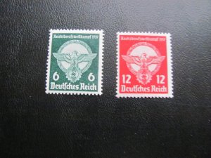 GERMANY 1939 MNH SC 490-491 SWASTICA 25 EUROS (124) SEE MY STORE