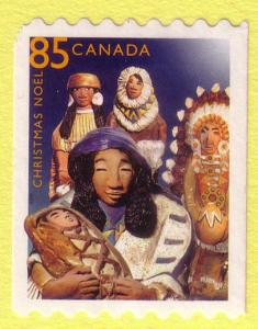 2126 Canada 85c Christmas-Aboriginal, used cv $0.75