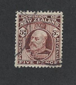 NEW ZEALAND SC# 136 F-VF U 1909