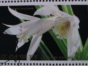 ​KOREA-1984-SC#2390 THUNIA BRACTEATA FLOWERS -CTO FULL SHEET VERY FINE