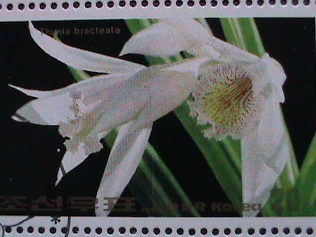 ​KOREA-1984-SC#2390 THUNIA BRACTEATA FLOWERS -CTO FULL SHEET VERY FINE