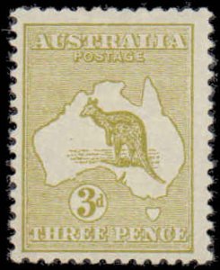 Australia #5, Incomplete Set, 1913, Hinged
