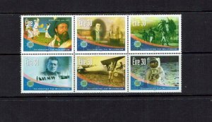 Ireland: 2001, New Millennium, (6th series) Epic Journeys, MNH Block