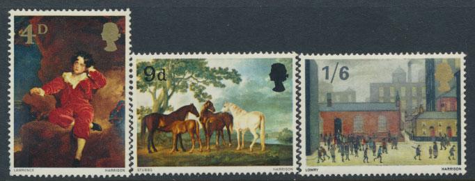 GB QE II Mint Never Hinged  SG 748 - 750 set