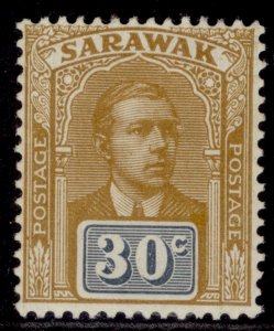 SARAWAK GV SG88, 30c bistre-brown & slate, M MINT.