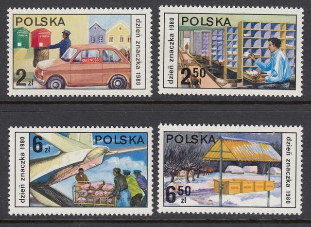 Poland 2419-22 Post Office mnh