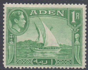 Aden Scott 24 - SG24, 1939 George VI 1r MH*