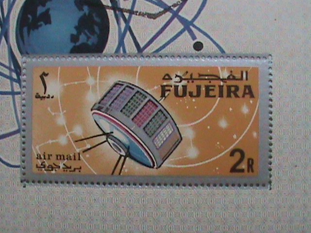 FUJEIRA-AIRMAIL-1965 SPACE PROGRAMS-CTO S/S VERY FINE PLEASE WATCH CAREFULLY