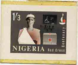 Nigeria 1963 Red Cross Centenary - original hand-painted ...