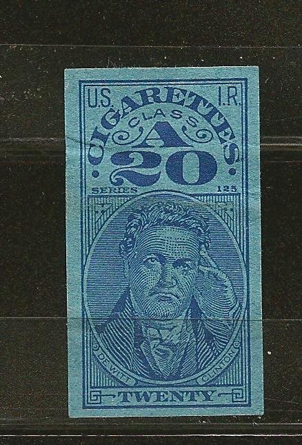 USA USIR Series 125 Cigarettes Class A20 II Stamp Used