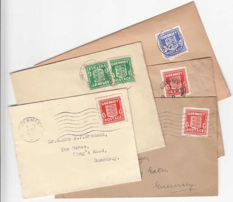 Guernsey WW2 Occupation Stamps & Covers