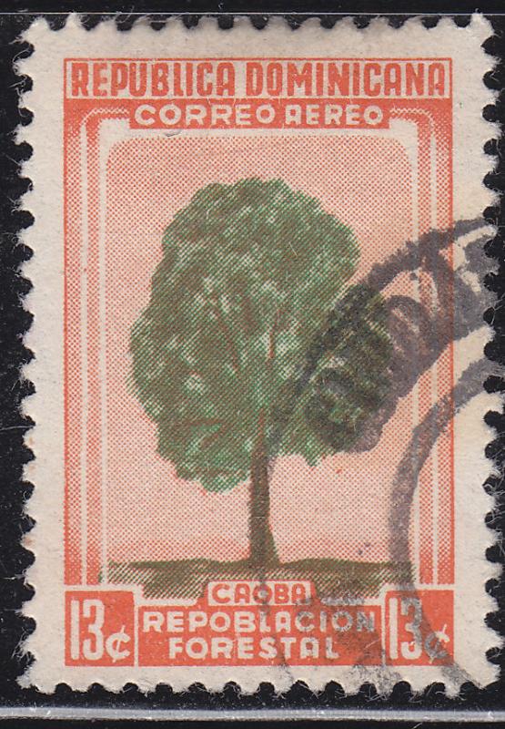 Dominican Republic C96 Reforestation, Mahogany Tree 1956