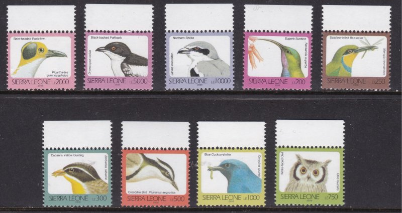 Sierra Leone, Fauna, Birds MNH / 2006