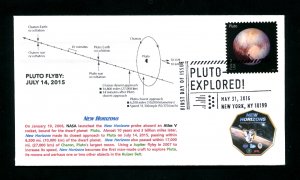 Sc. 5077 Pluto Explored FDC - Thrifty Photo Cachets 4 