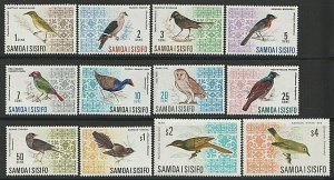 EDSROOM-7374 Samoa 265-74b LH 1967 Complete Birds CV$61