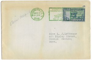 1928 FDC, #650, 5c International Civil Aeronautics Conference, no cachet