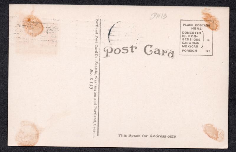 **US 1909 Alaska Yukon Pacific Expo Post Card #14, SC# 370, CV $65.00