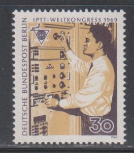 Germany,  Berlin,  30pf Telecommunications engineer. (SC# 9N278) MNH
