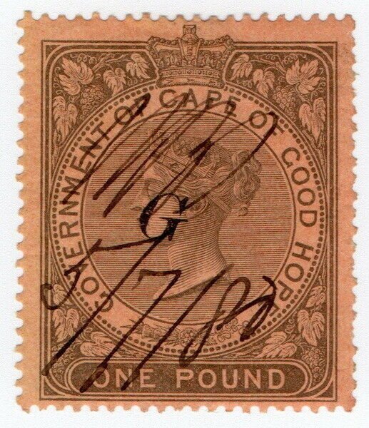 (I.B) Griqualand West Revenue : Duty Stamp £1