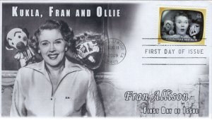 AO-441k-2, 2007, Early TV Memories, FDC, Add-on Cachet, Pictorial Postmark,  Kua