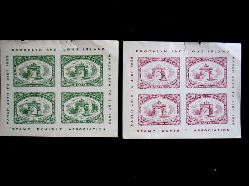 US - BROOKLYN & LONG ISLAND STAMP EXPO ASSOC - 1935