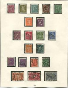 Germany Collection 1921-3 Used/Unused HICV Mostly Numerical