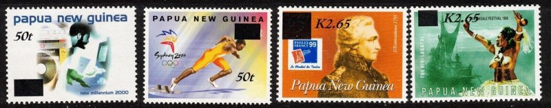 Papua New Guinea Sc 1009-12 MNH OF 1999 - EVENTS 