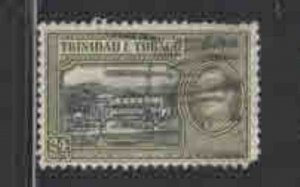 TRINIDAD & TOBAGO #58 1938 1c KING GEORGE VI & GOVERMENT HOUSE F-VF USED