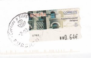 Spain 2010 cancel on Zaragoza Architecture Machine Label 0.64e VGC