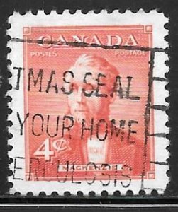 Canada 319: 4c Alexander Mackenzie, used, VF