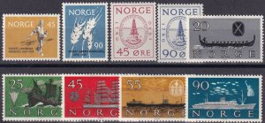 Norway #378-86  F-VF Unused CV $14.00 (Z4584)