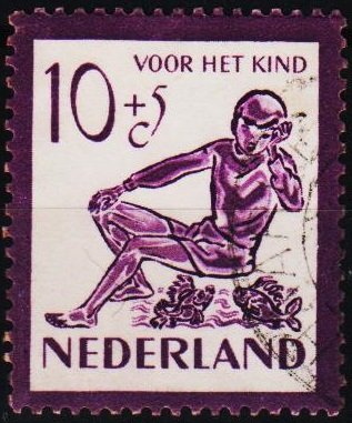 Netherlands. 1950 10c+5c S.G.730 Fine Used