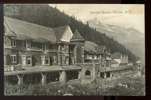 ?Glacier House, Glacier BC post card Edward issue 1912 to ENGLAND, Canada