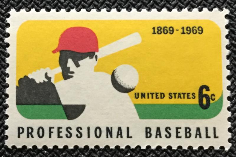 US #1381 MNH Single Professional Baseball SCV $.55 L3