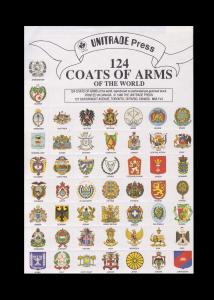 124 COAT OF ARMS OF THE WORLD STAMP SEAL COLLECTION