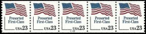 PCBstamps  US #2605 CPS  23c Flag, Pre-Sort, (A112), MNH, (1)