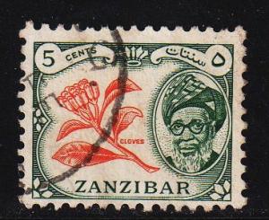 Zanzibar - #249  Sultan Khalifa - Used