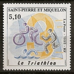 1995 St Pierre and Miquelon 688 Sport / Triathlon