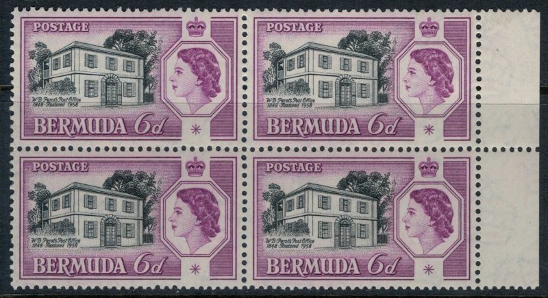 Bermuda #168*NH Block of 4  CV $2.80