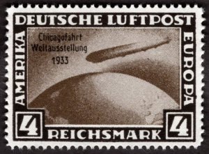 1933, Germany, Graf Zeppelin, MNH, REPRINT, Sc C45