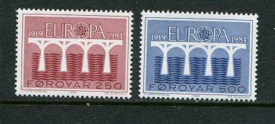 Faroe Islands #106-7 MNH 1984 Europa