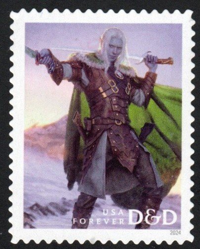 SC# 5914 - (73c) - Dungeon & Dragons - USED Single - # 6 in set of 10