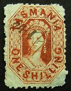 Tasmania, Scott 34, Used