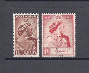 JAMAICA 1948 SG 143/144 USED