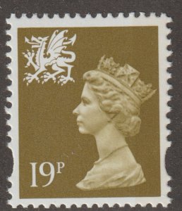 Great Britain Wales Scott#WMMH58rb SG# W71 1995 QEII MNH