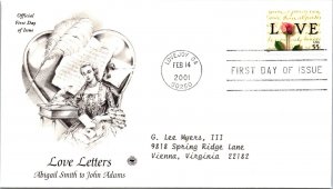 FDC 2001 SC #3497 A Smith To J Adams - Lovejoy, GA - Single - J2783