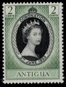 ANTIGUA QEII SG120, 2c 1953 CORONATION, NH MINT.