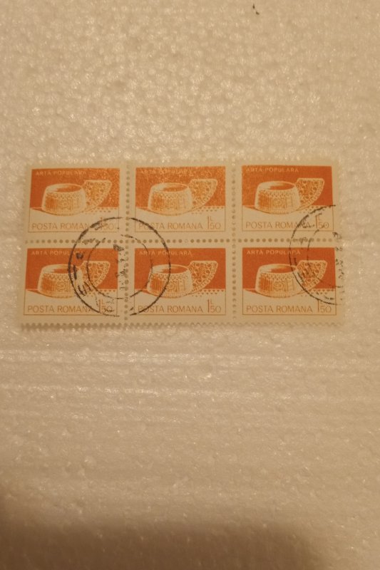 46 Posta Romana Arta Populara Stamps Pre Canceled